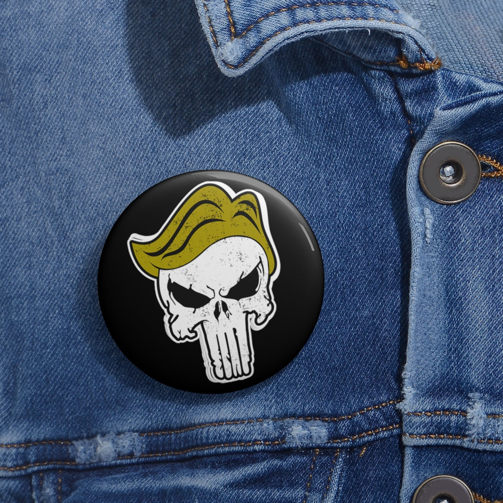 Trump Skull Pin Buttons - view 2