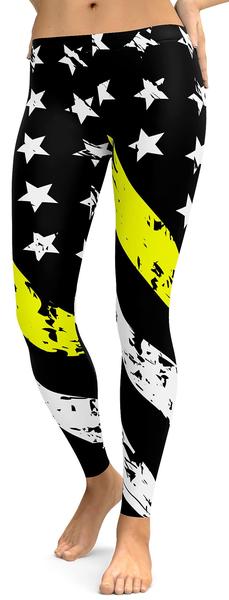 Thin Yellow Line Leggings - view 5
