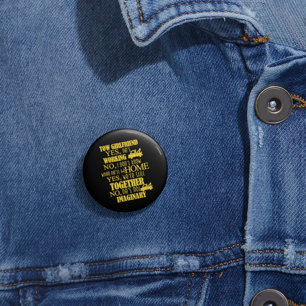 Tow Girlfriend Pin Buttons - view 4