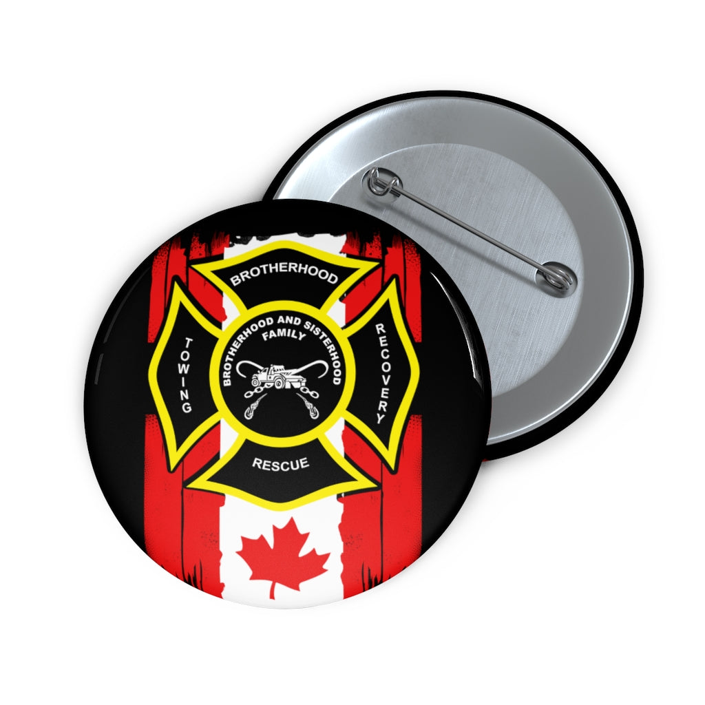 Towing Canadian Pin Buttons