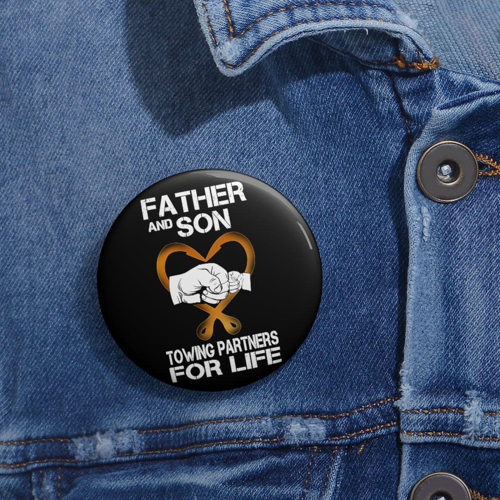 Father and Son Pin Buttons - view 2