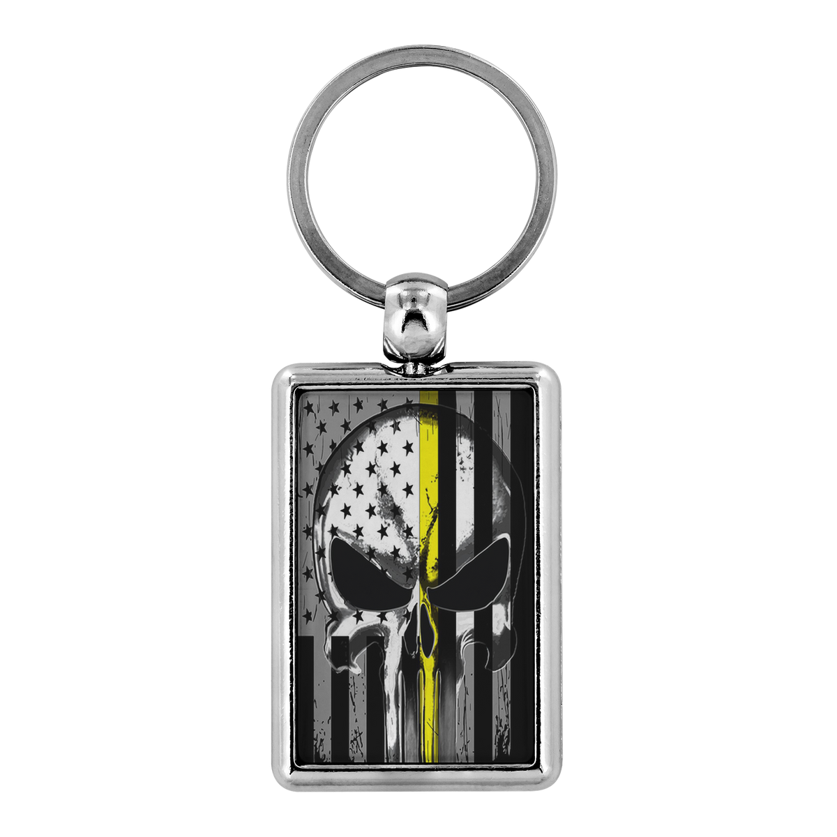 Thin Yellow Line Keychain - view 2