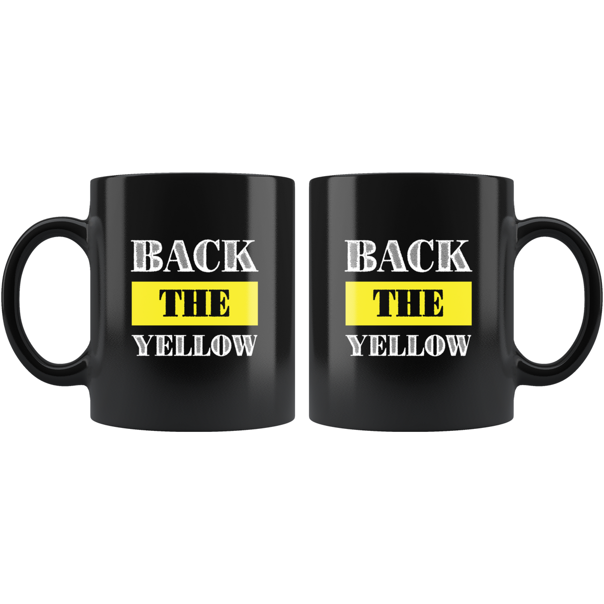 Back The Yellow Mug - view 2