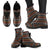 Handcrafted Abstract Knitted Boots
