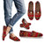 Red Aztec Handcrafted Casual Shoes