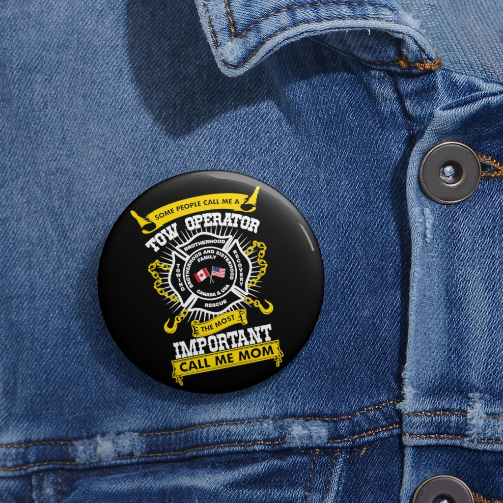 Tow Mom Pin Buttons - view 2