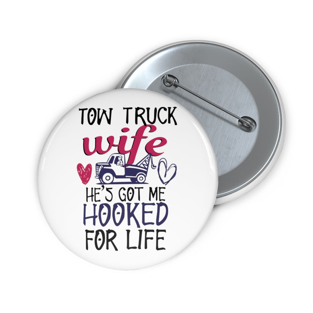 Tow Wife Pin Buttons