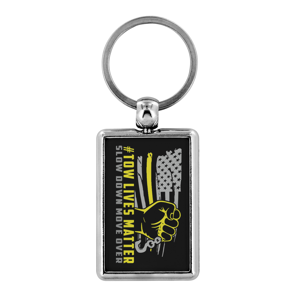 #Towlivesmatter Keychain - view 2