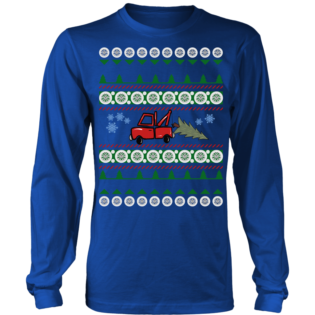 PROUD TOW TRUCK OPERATOR UGLY CHRISTMAS SWEATER - view 9