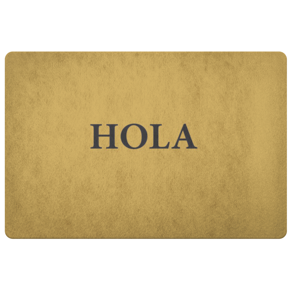 Hola Doormat (Hand Stenciled)