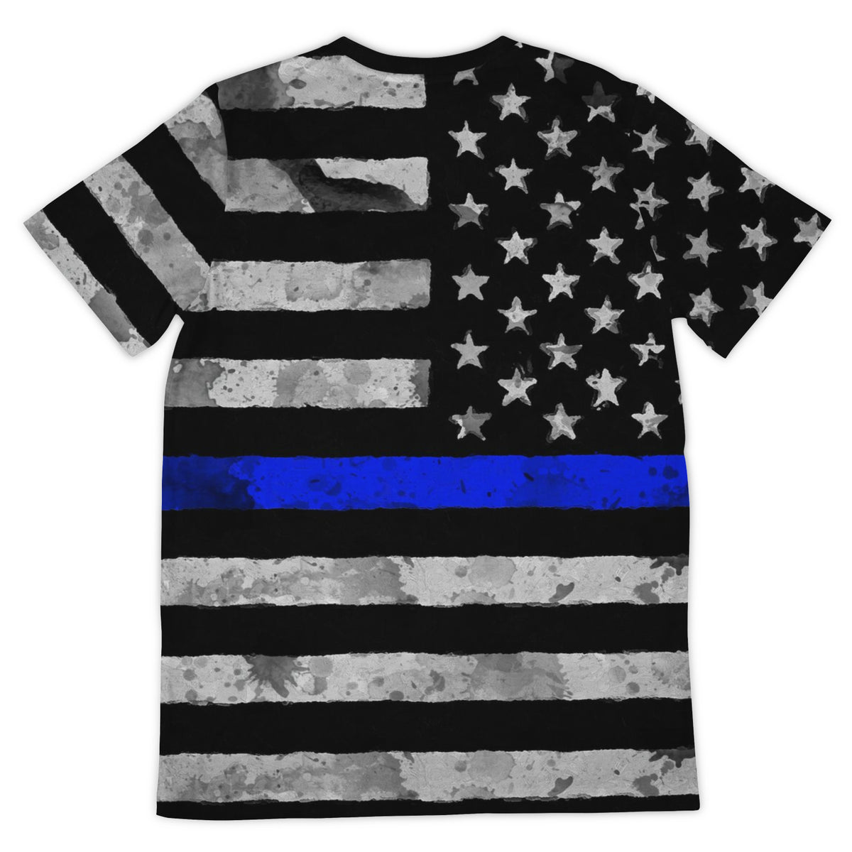 Thin Blue Line All Over Print Shirt - view 2