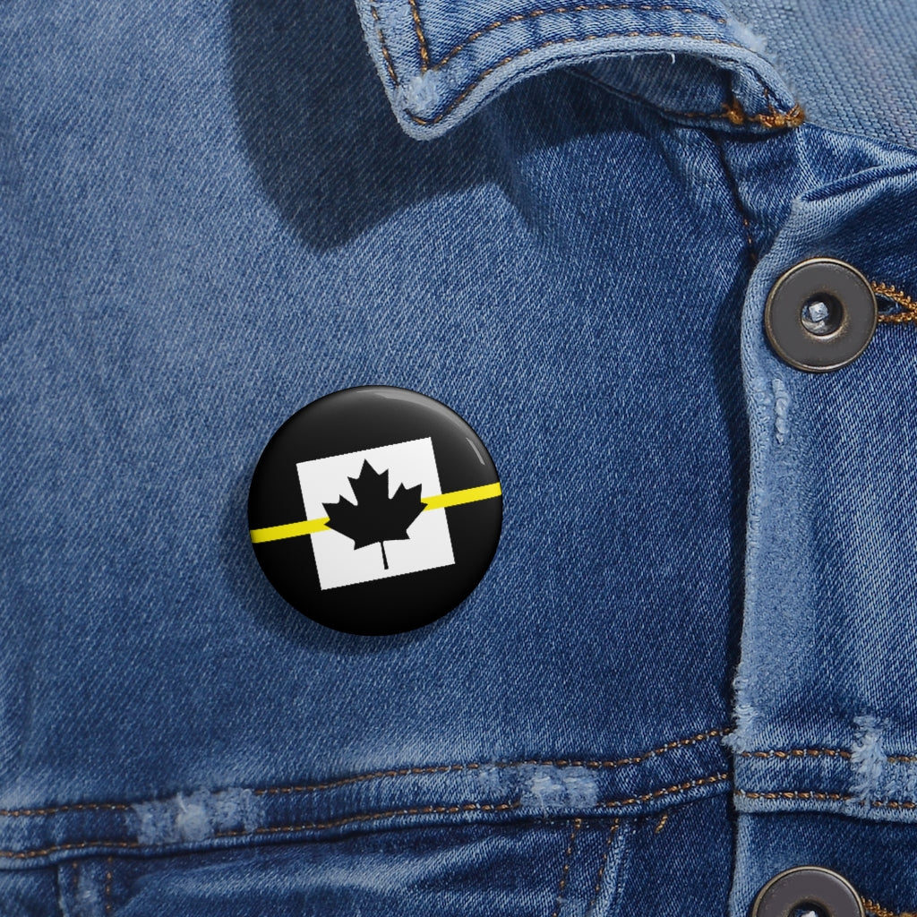 Thin Blue Line Canadian Pin Buttons - view 4