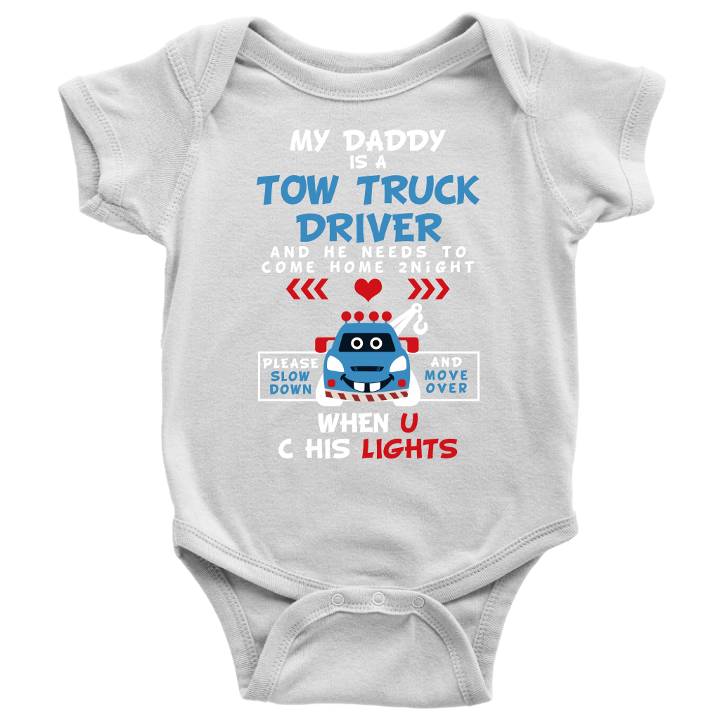 My Daddy Is A Tow Truck Driver Onesie - view 8