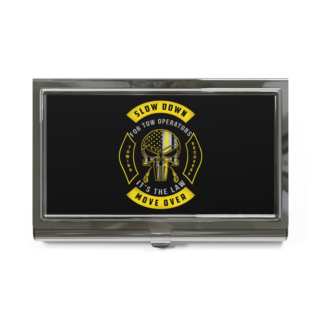Slow Down Move Over Business Card Holder