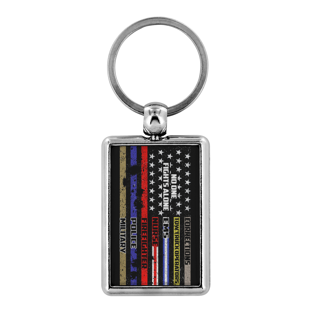 No One Fights Alone Keychain - view 2