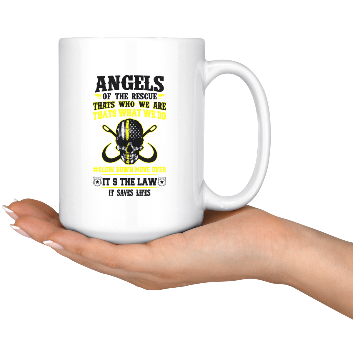 Angels Of The Rescue - Tow Truck Operator Mug - view 6