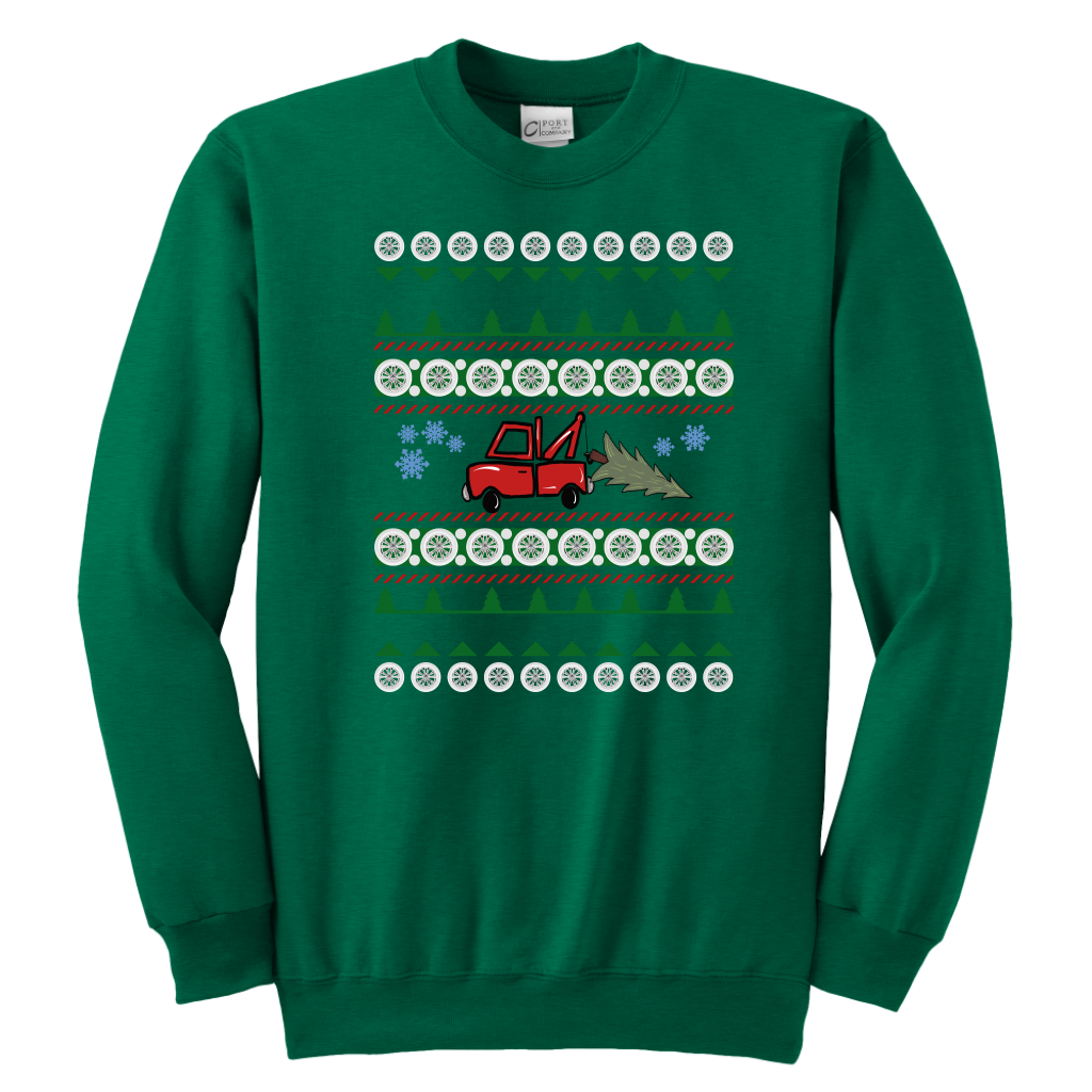 PROUD TOW TRUCK OPERATOR UGLY CHRISTMAS SWEATER - view 12