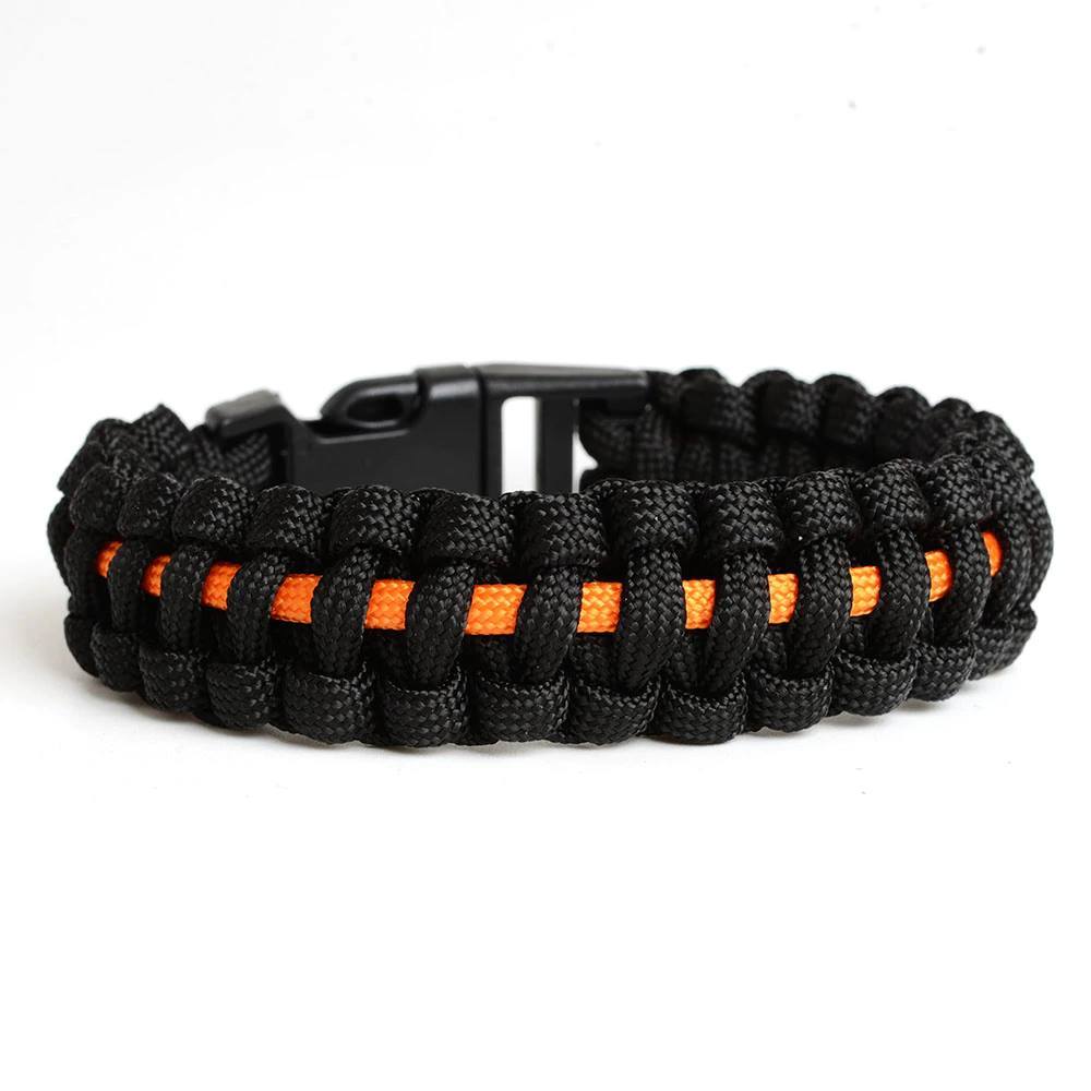 Thin yellow Line Paracord Bracelet© - view 5