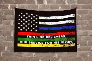 Thin Line Believers Flag