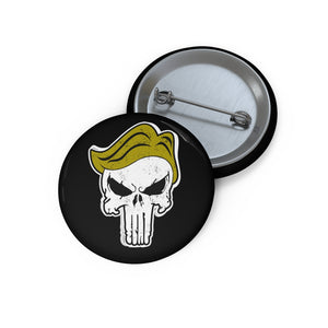 Trump Skull Pin Buttons
