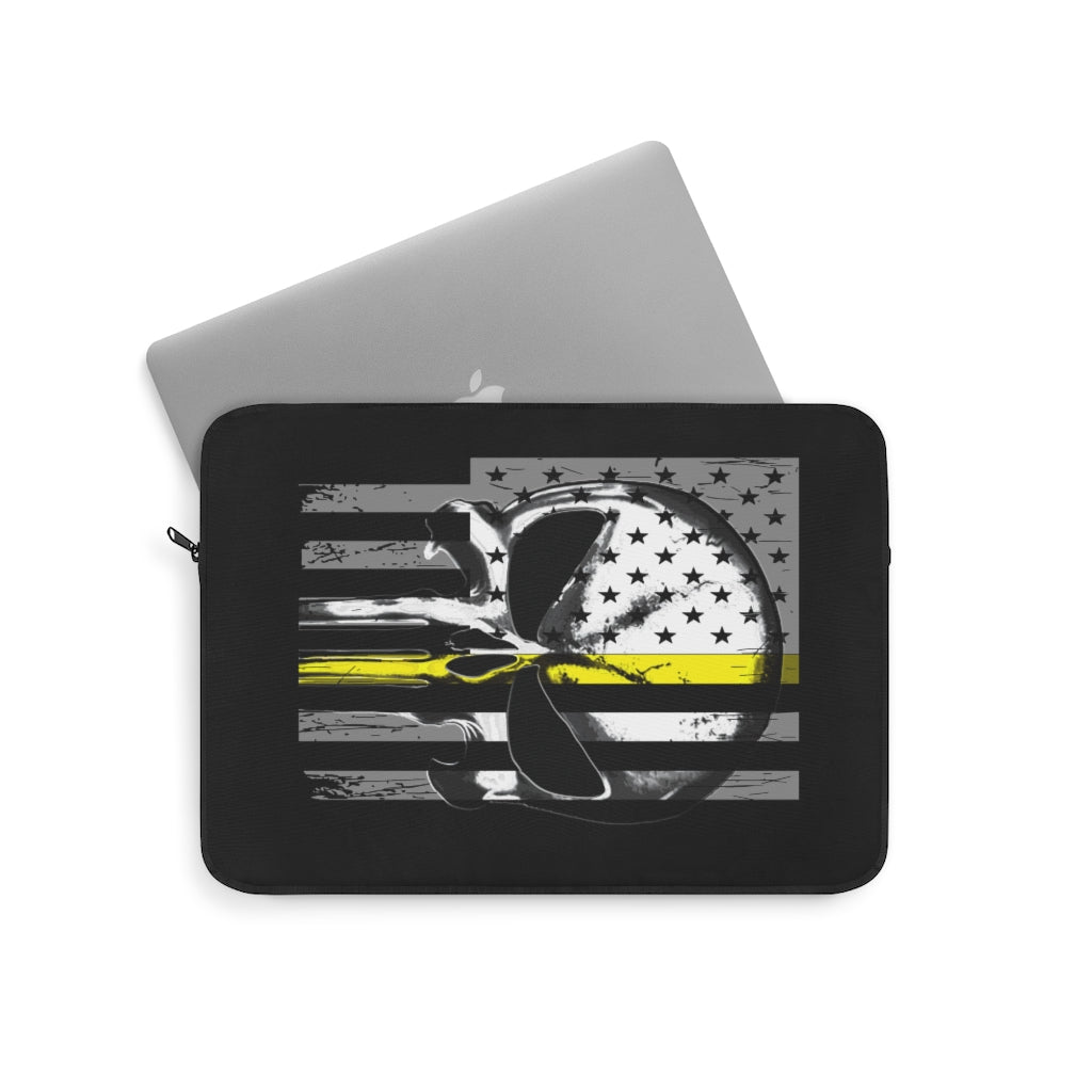 Thin Yellow Line Laptop Sleeve - view 2