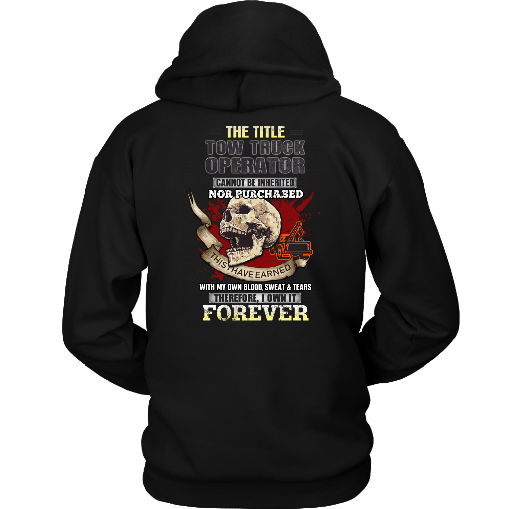 Proud Tow Truck Operator Hoodie