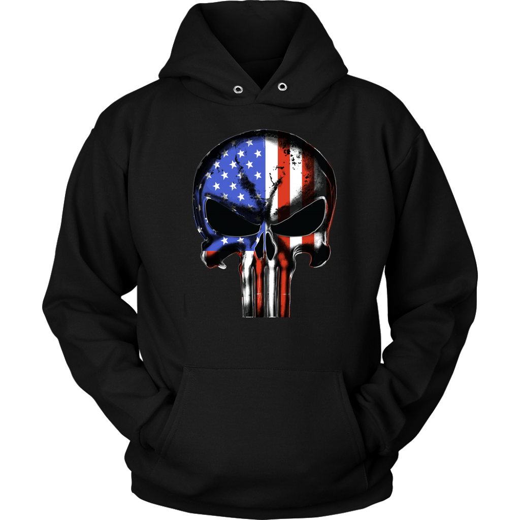 USA Flag Punisher T-shirt © - view 9