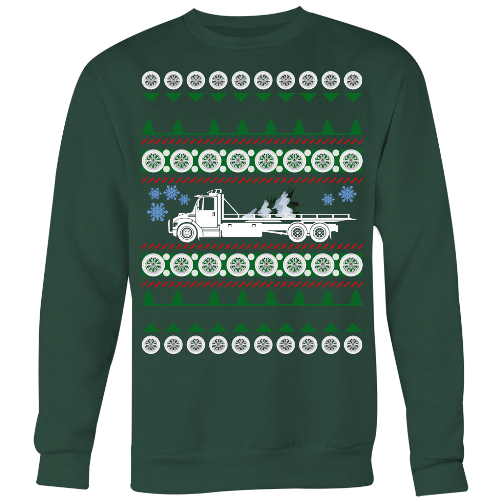 PROUD TOW TRUCK OPERATOR UGLY CHRISTMAS SWEATER