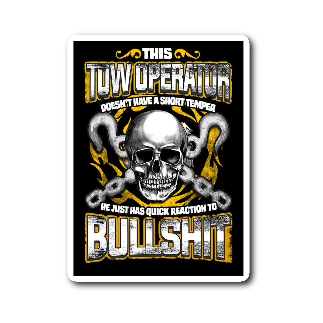 Tow Operator Sticker