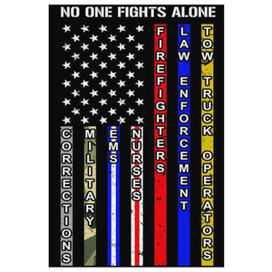 No One Fights Alone Canvas