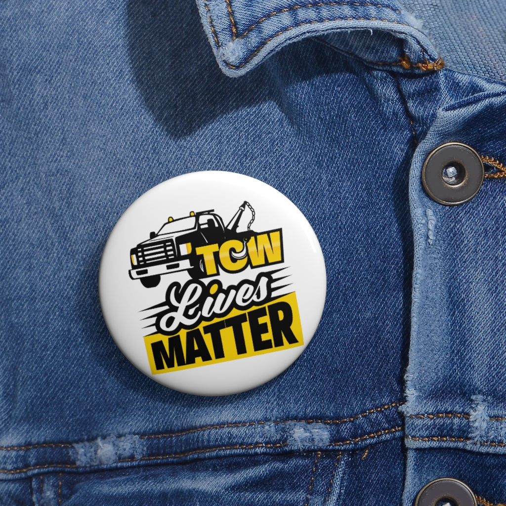 Towlivesmatter Pin Buttons - view 2