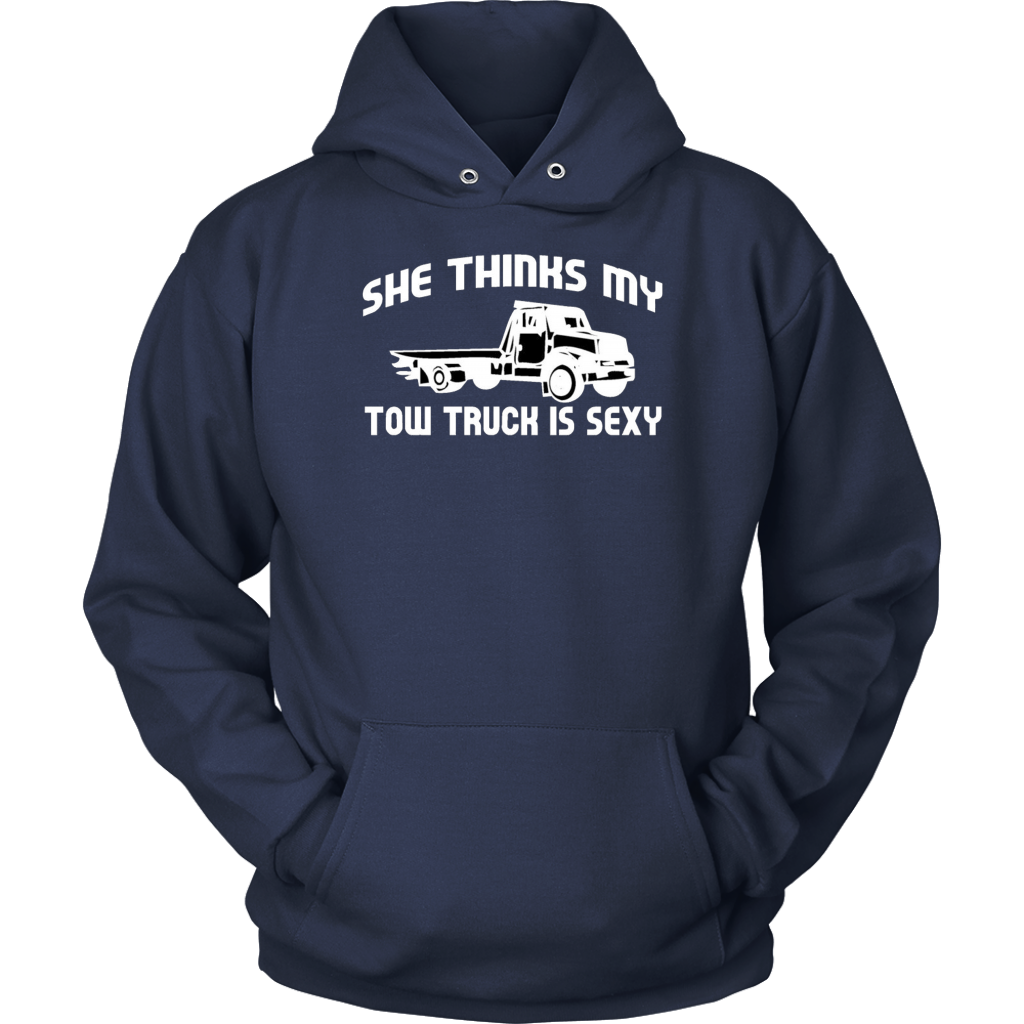 She Thinks My Tow Truck Is Shirt - view 14