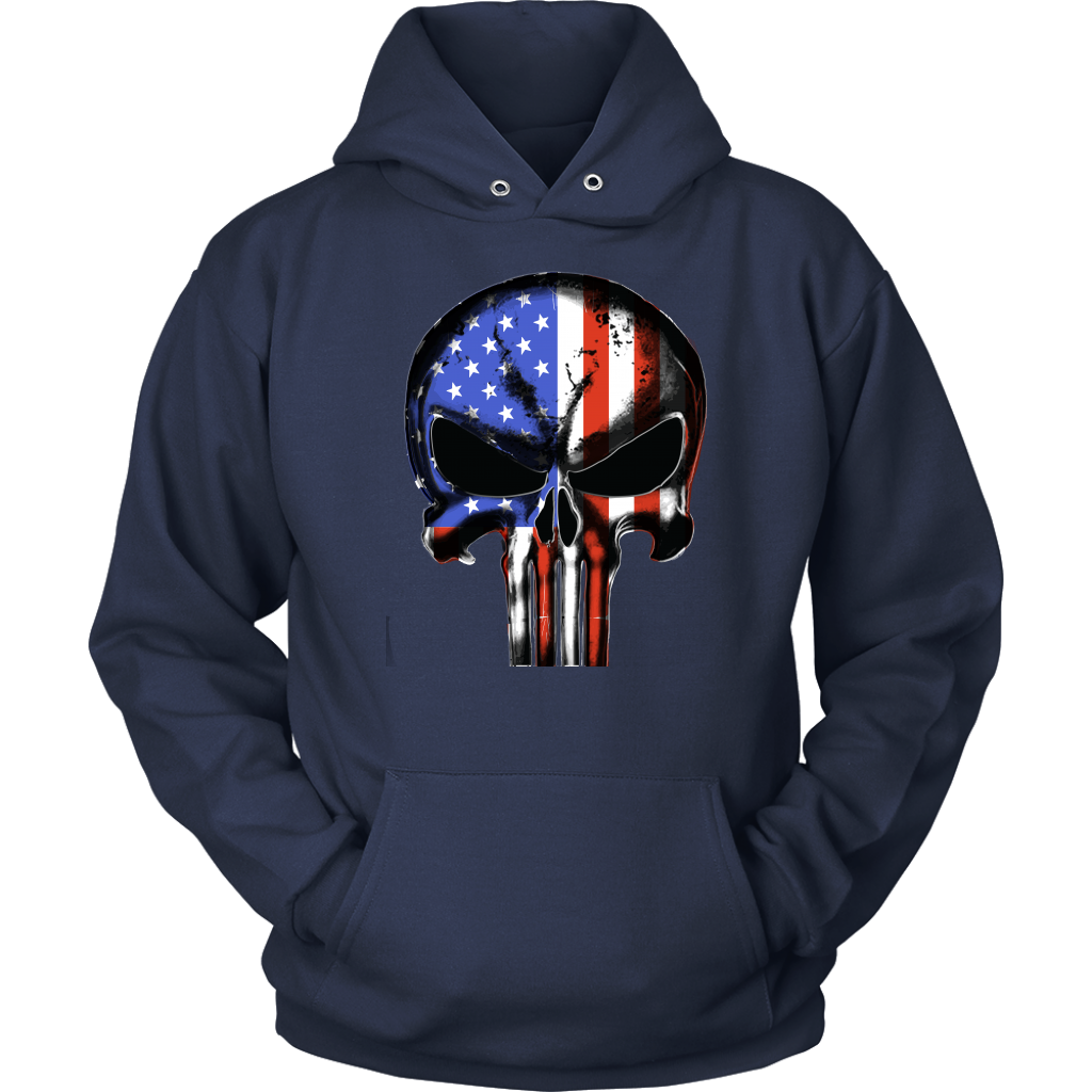 USA Flag Punisher T-shirt © - view 11