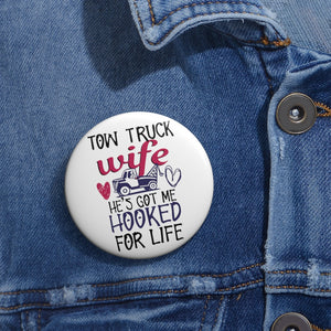 Tow Wife Pin Buttons