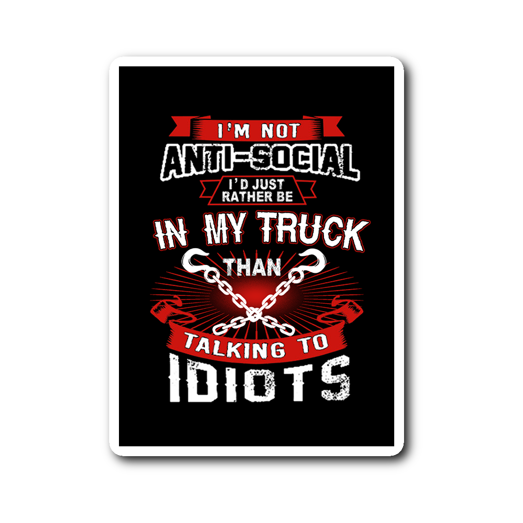 Towing Sticker