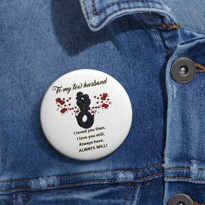 To My Tow Husband Pin Buttons