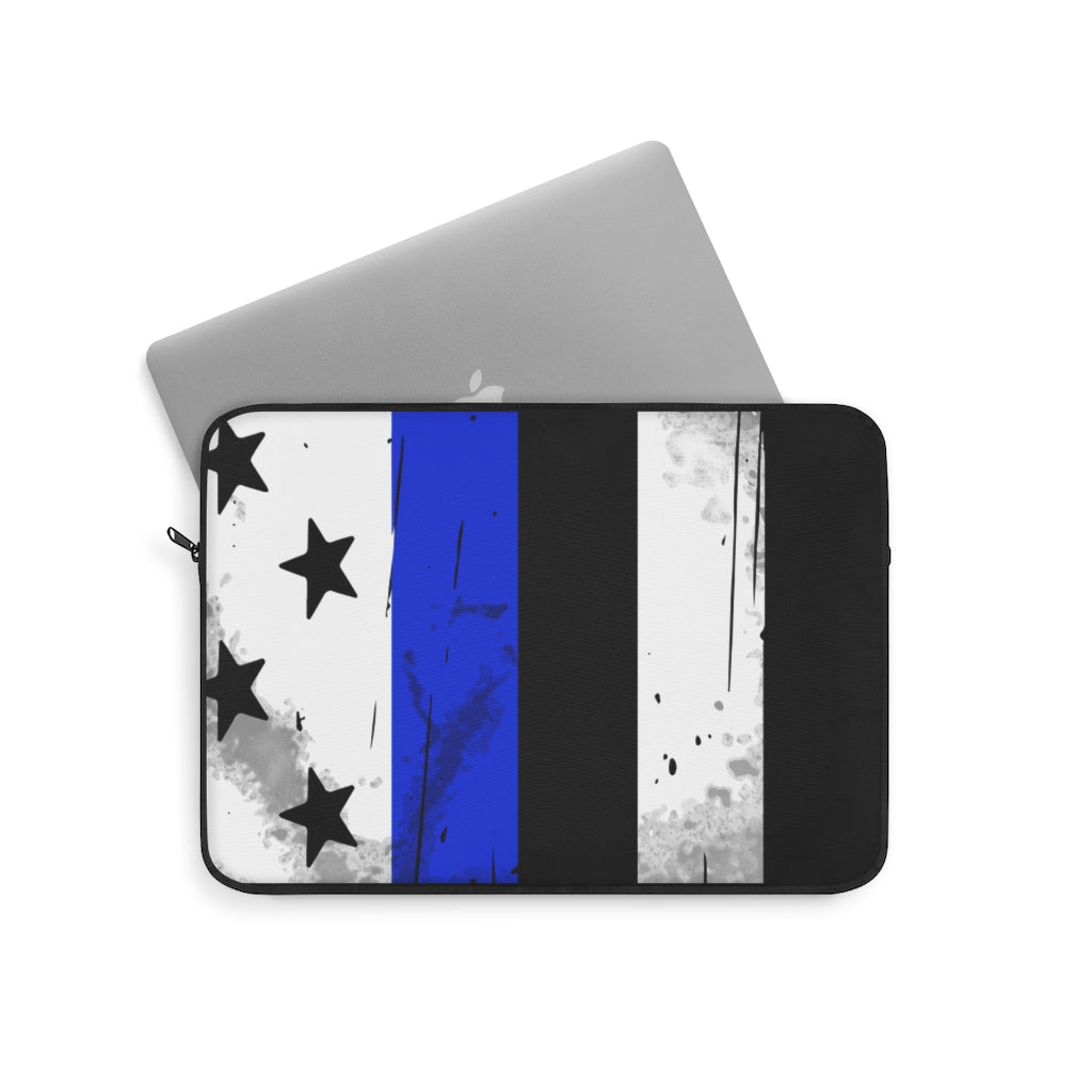 Thin Blue Line Laptop Sleeve - view 2