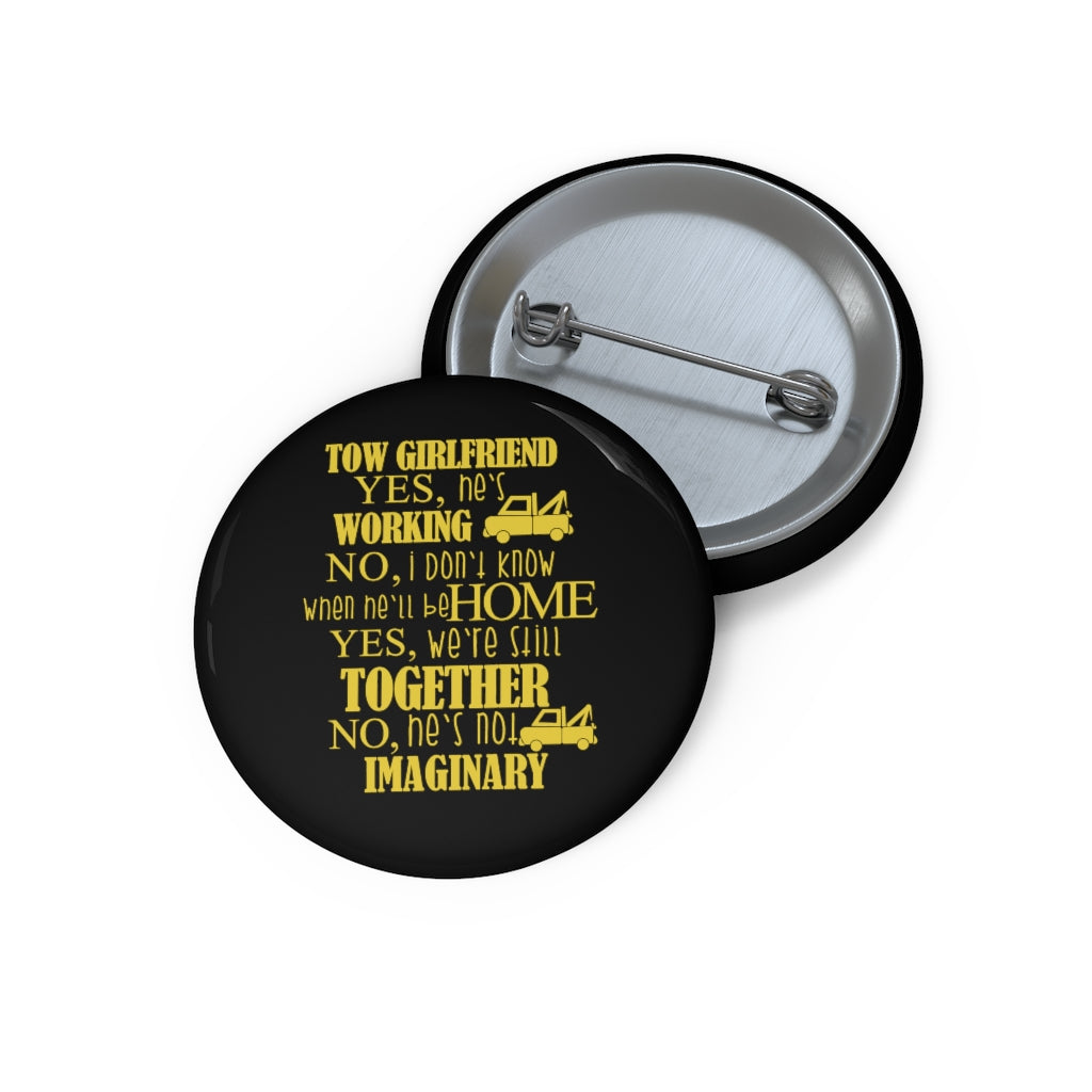 Tow Girlfriend Pin Buttons - view 3