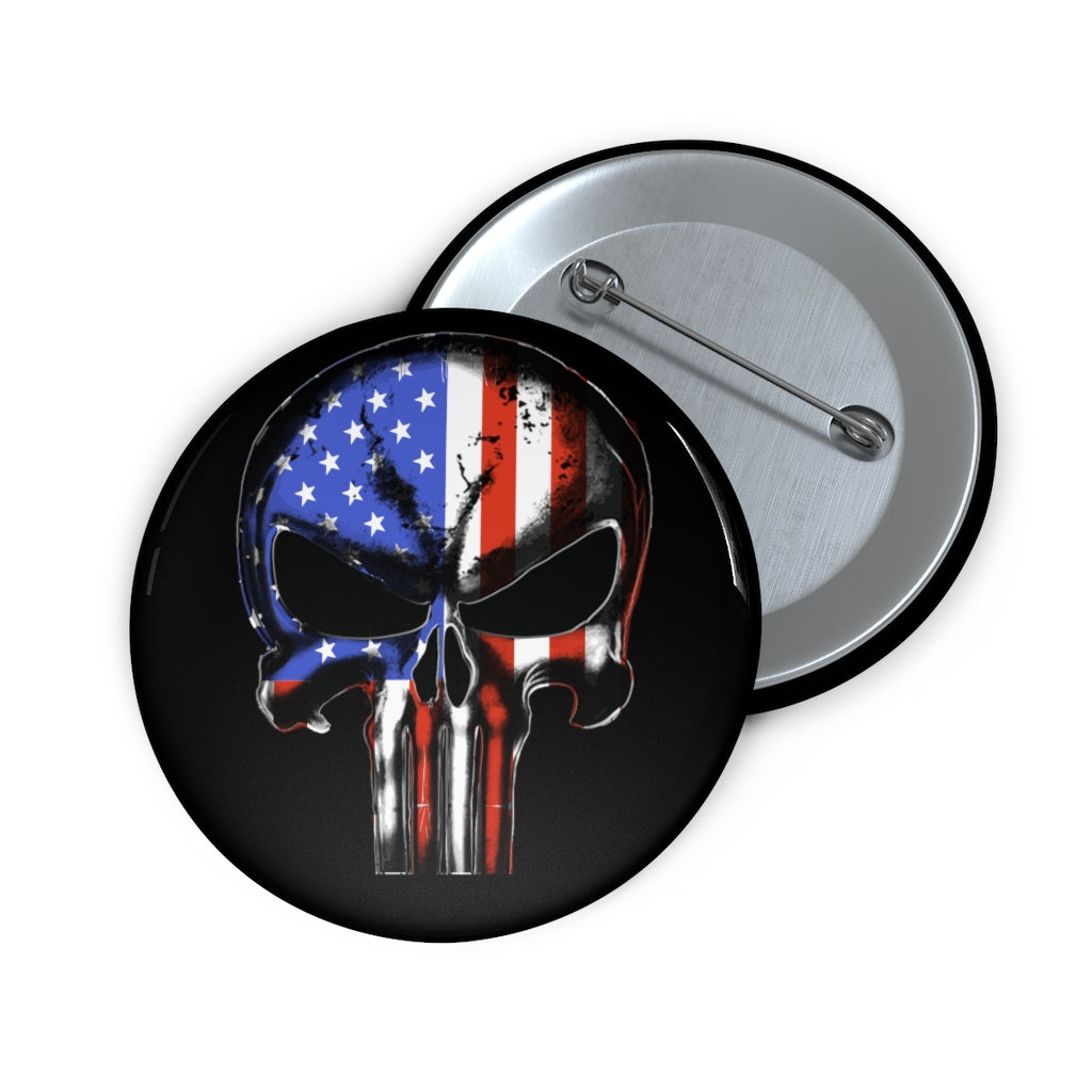 United States of America Flag Pin Buttons