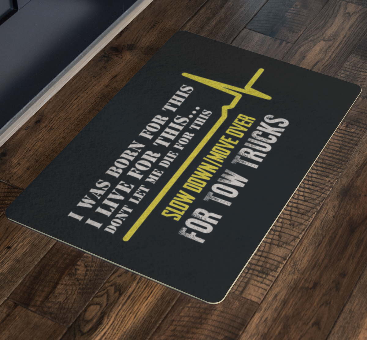 Slow Down Move Over Doormat - view 2
