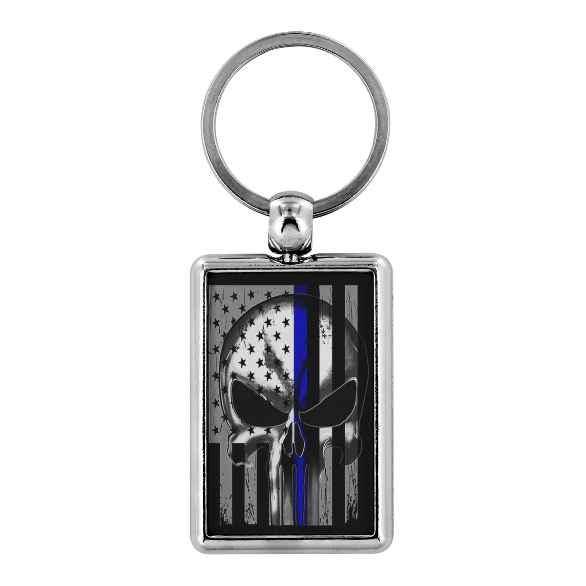 Thin Blue Line Keychain - view 2