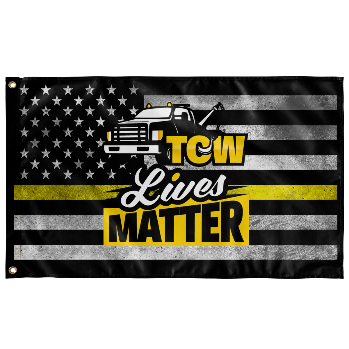 #Towlivesmatter Flag - Premium Quality - view 3