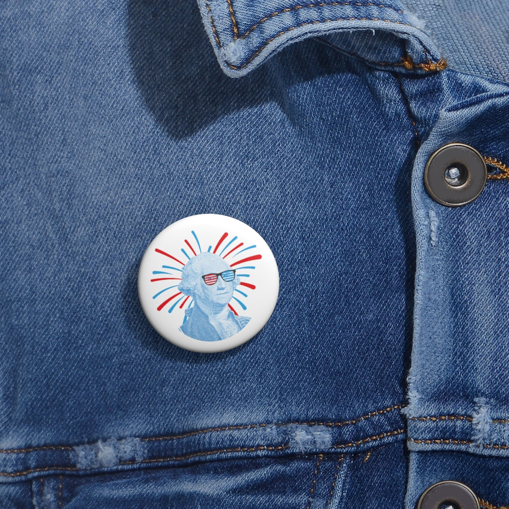 4th Of July Custom Pin Buttons - view 2