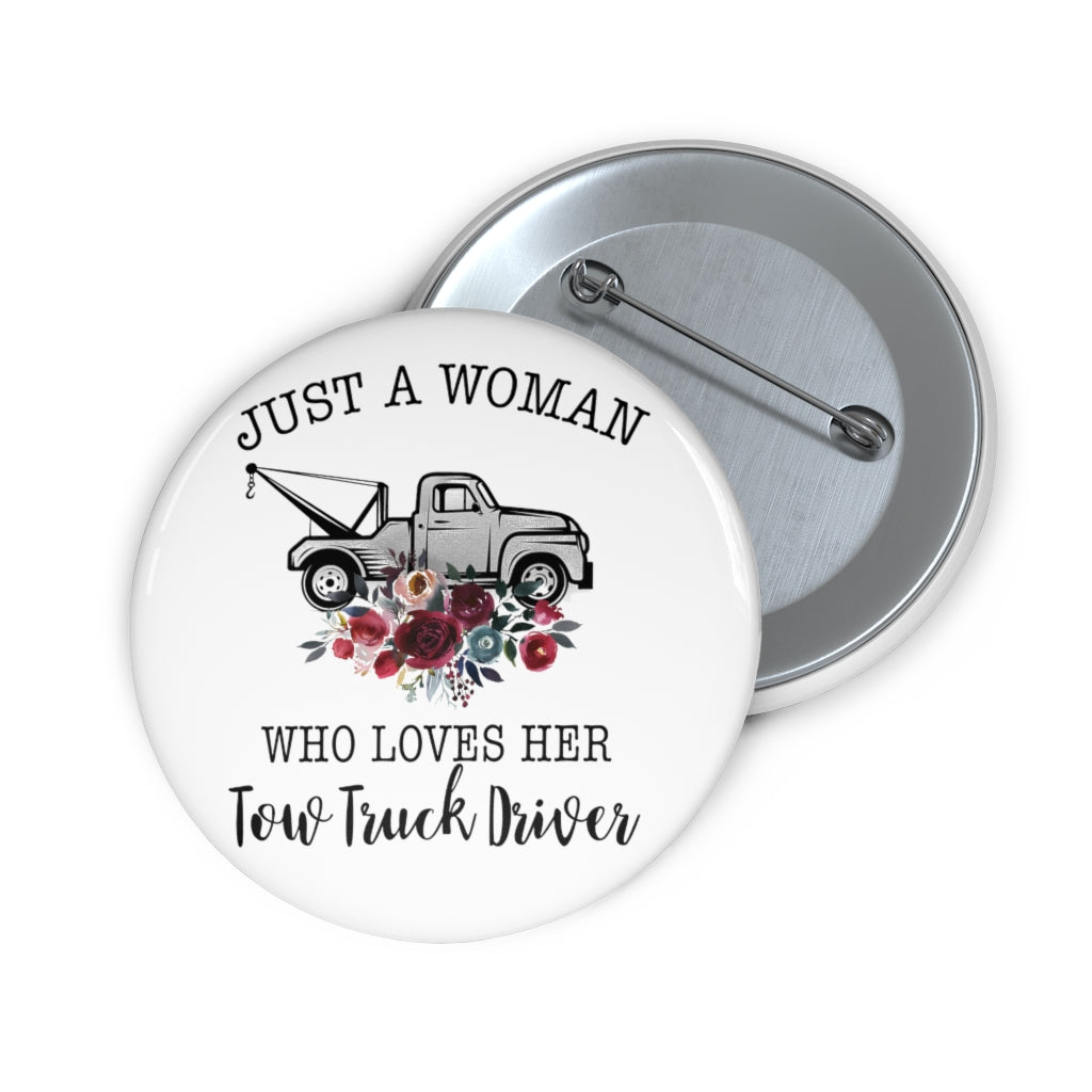 Tow Women Pin Buttons