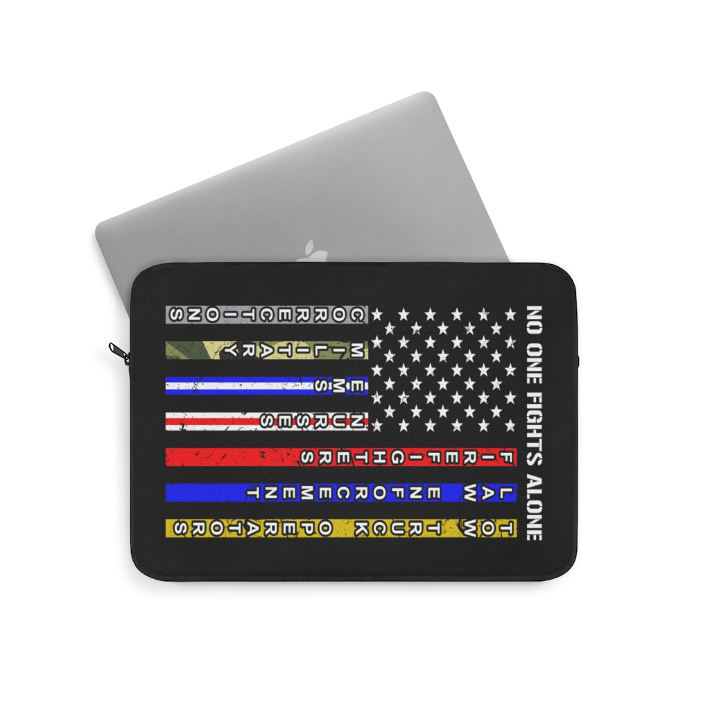 No One Fights Alone Laptop Sleeve - view 2