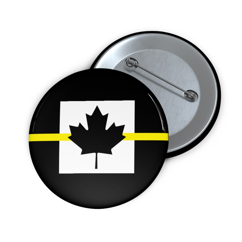 Thin Blue Line Canadian Pin Buttons