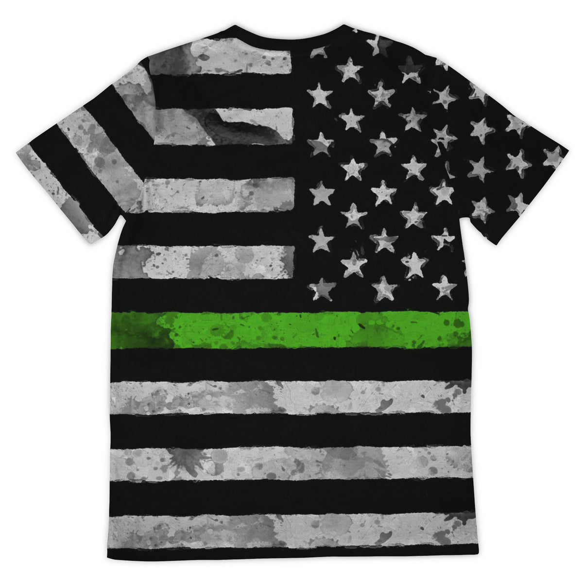 Then Green Line All Over Print Shirt - view 2
