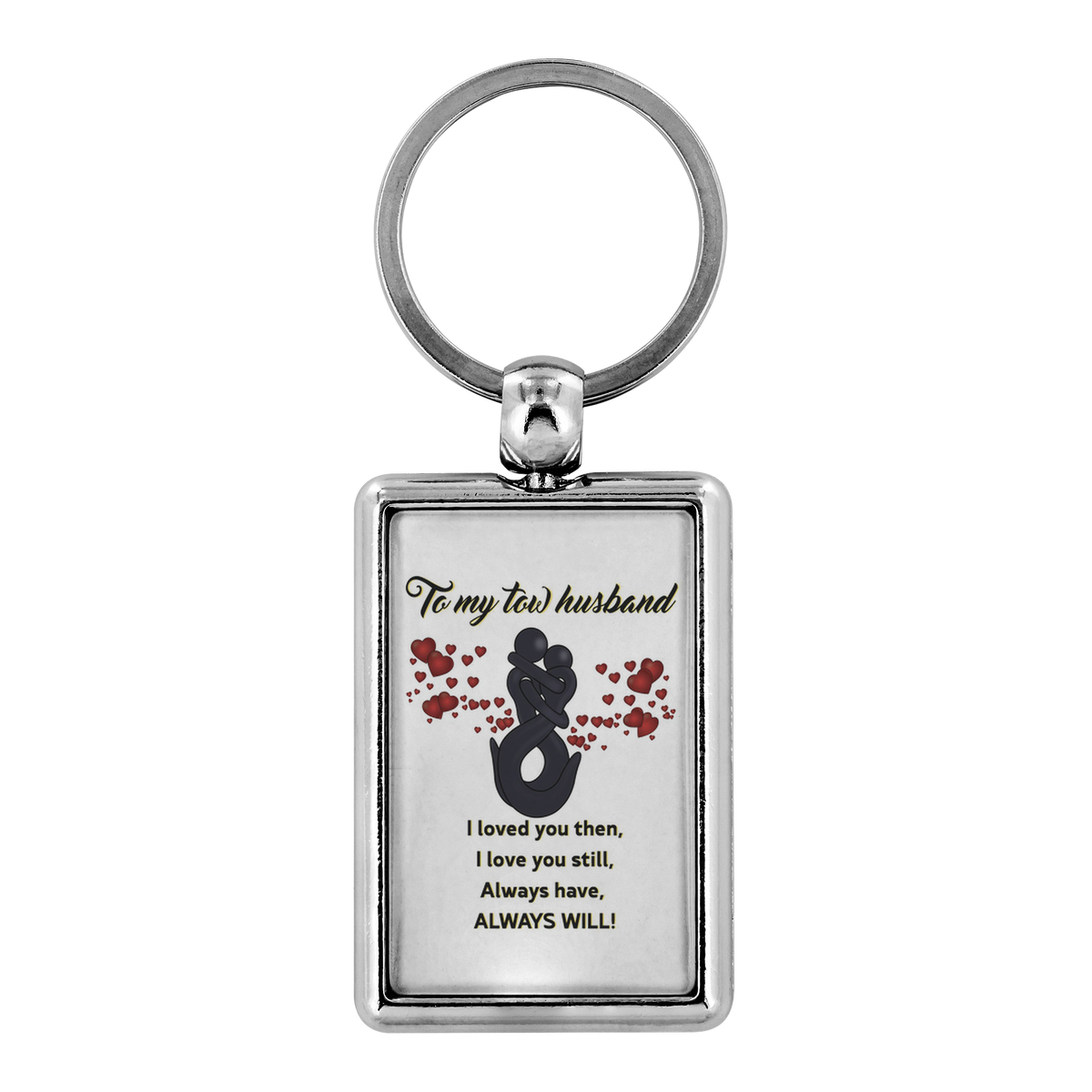 Proud Tow Husband/Wife Keychain - view 3