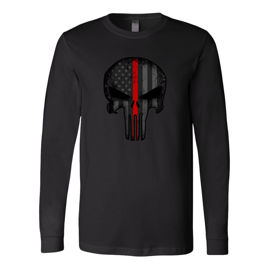 Thin Red Line Skull Shirt - view 6