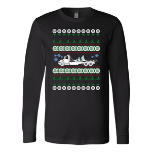 PROUD TOW TRUCK OPERATOR UGLY CHRISTMAS SWEATER